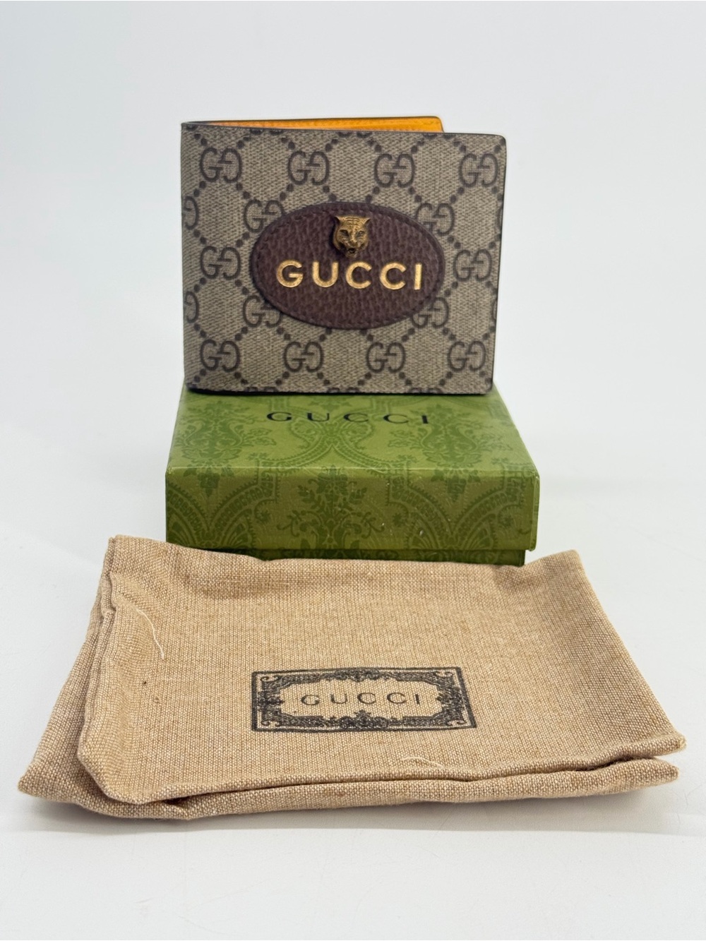 Gucci Neo Vintage Bifold GG Supreme Wallet